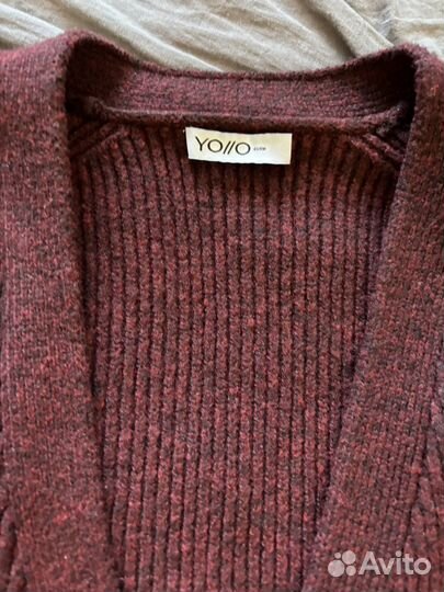 Кардиган винный