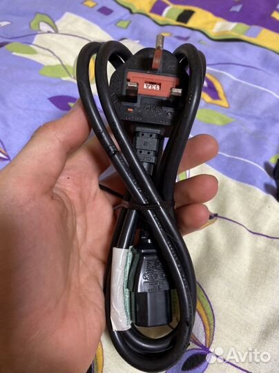 Кабель питания под английскую розетку i-sheng