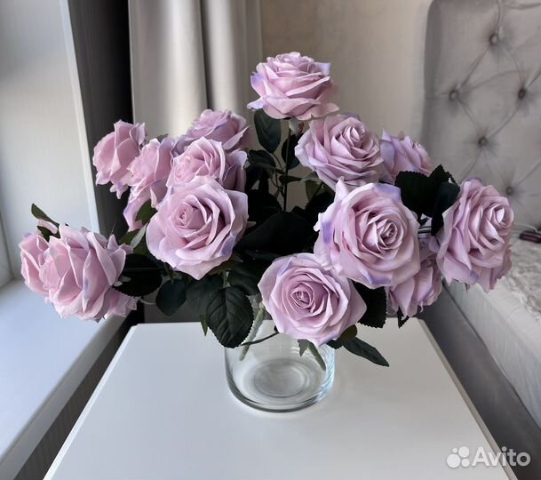 Искусственные цветы для декора розы