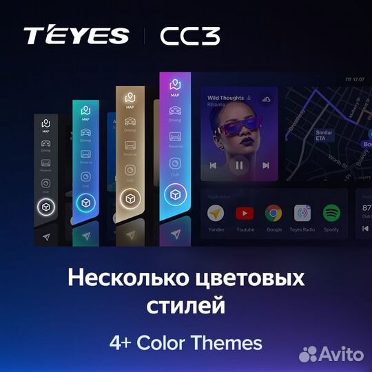 Teyes CC3 4+64 для Kia Rio 3