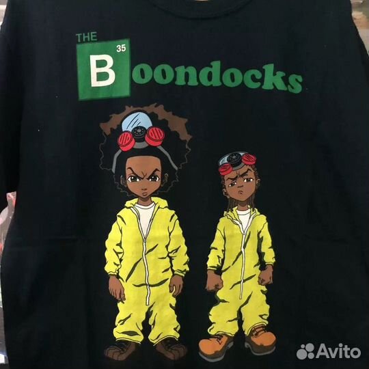 Футболка гетто boondocks мультфильм