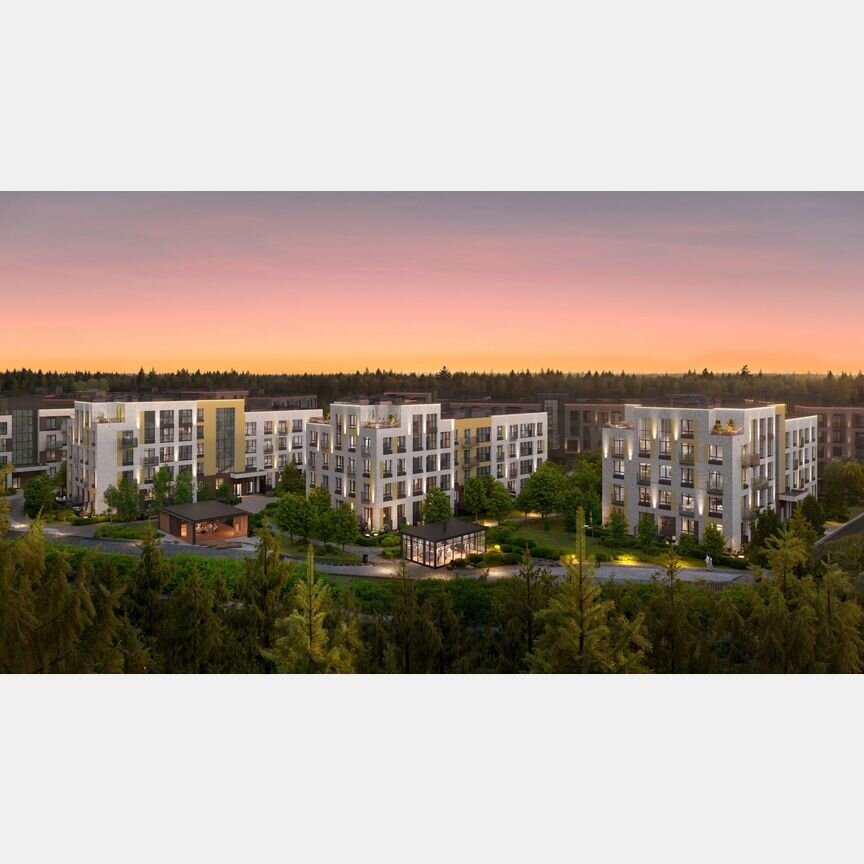 2-к. квартира, 54,3 м², 1/4 эт.