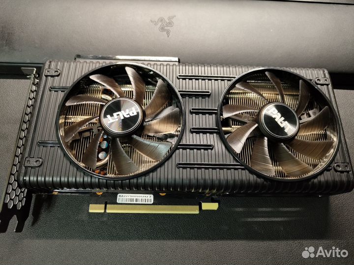 Видеокарта Palit dual RTX3060Ti LHR V1 Samsung