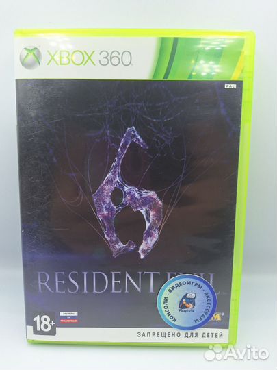 Resident Evil 6 xbox 360 (б/у, рус.суб.)