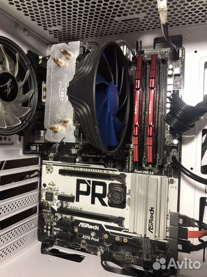 Комплект мат плата + r5 2600x 6 ядер + 16гб ddr4