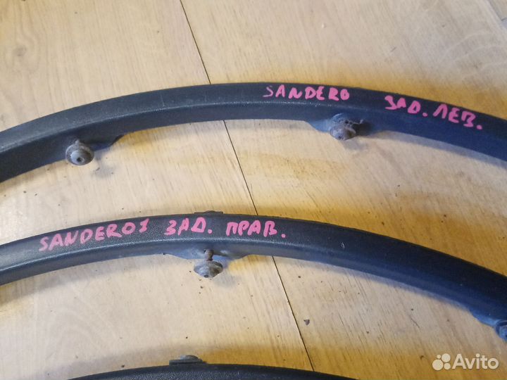 Накладка на крыло Renault Sandero 1