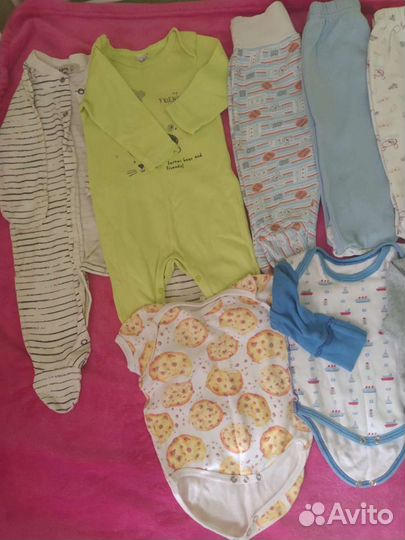 Вещи на мальчика пакетом р.62-68