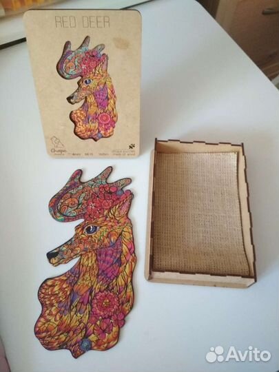 Деревянный пазл-головоломка