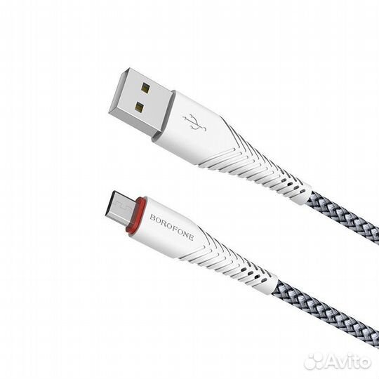 Кабель USB borofone BX25 Powerful, USB - microusb