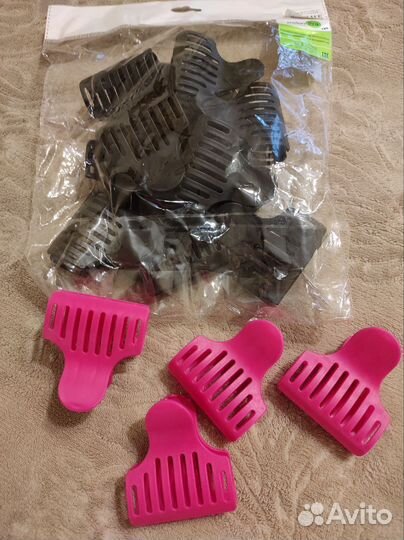 Набор зажимов для волос Крабик новый