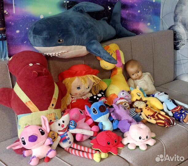 Мягкие игрушки пакетом