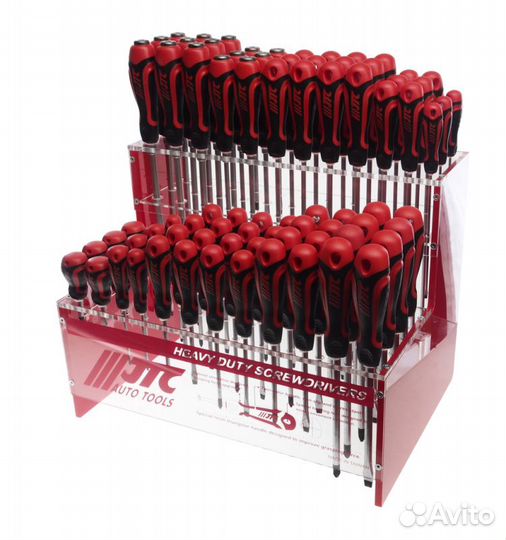 Набор отверток силовых на стенде 84шт JTC /1 JT