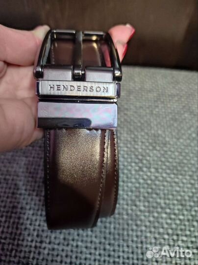 Мужской кожаный ремень