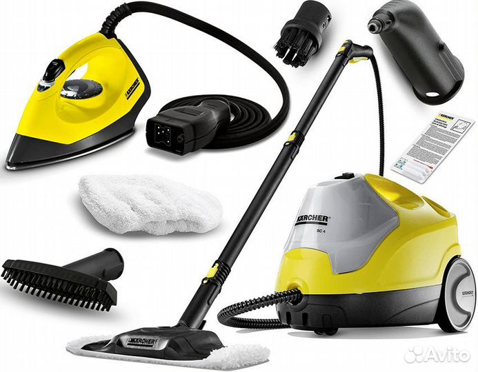 Парогенератор-пароочиститель karcher с утюгом
