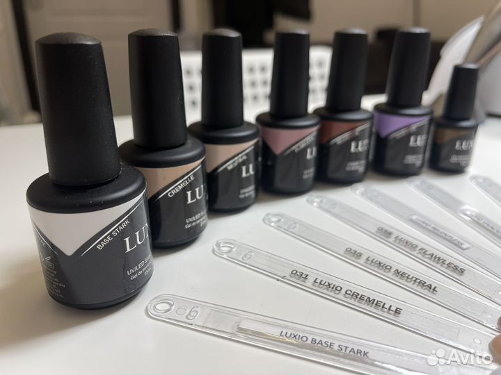 Гель лак luxio, цвета