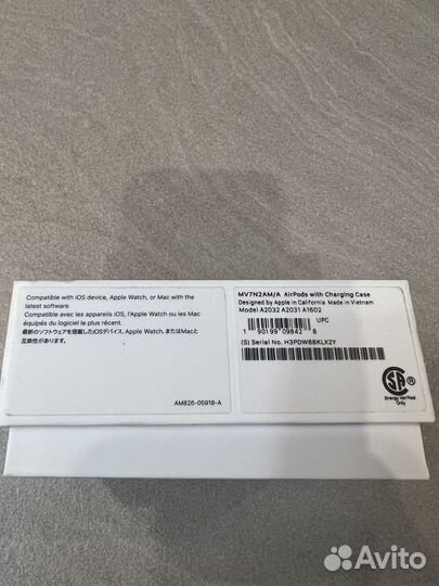 Беспроводные наушники apple airpods 2