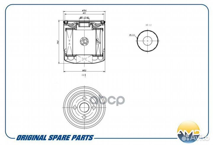 Фильтр масляный amdfl11 AMD