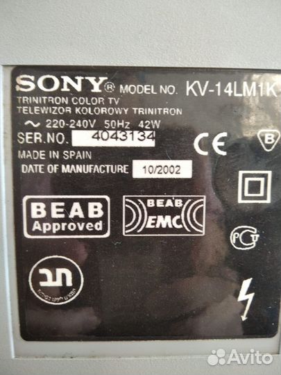 Телевизор sony