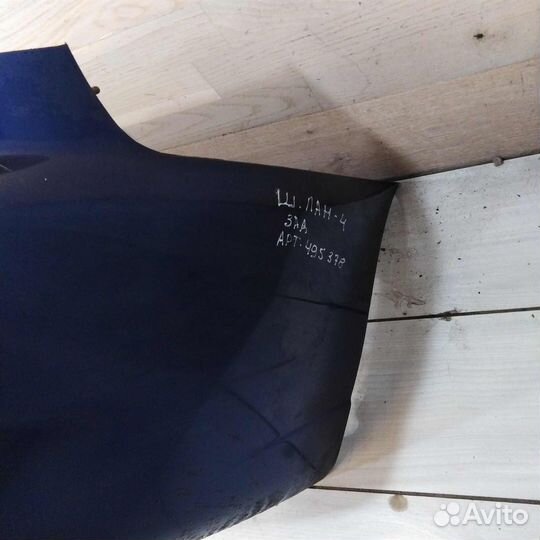 Бампер задний Chevrolet Lanos I, заз sens