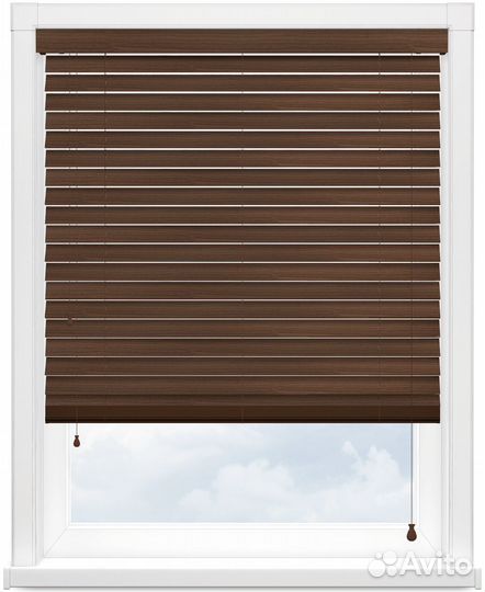 Деревянные жалюзи на заказ купить