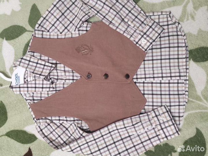 Рубашка для мальчика 134