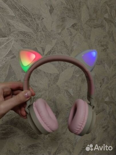 Наушники Кошка с ушками