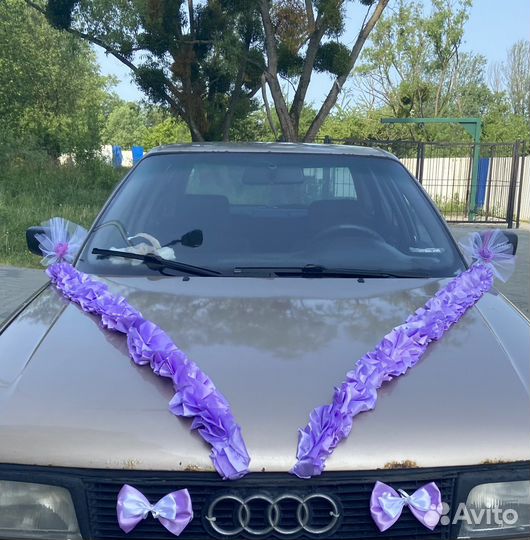 Лента на капот свадебная