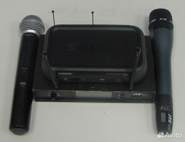 Микрофоны Shure SM58 & JTS радио Pro вокальные 2шт