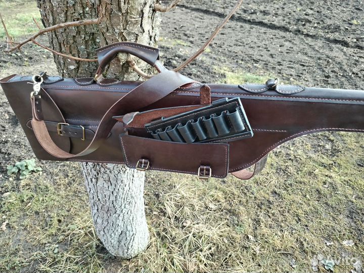Кожаный чехол для ружья