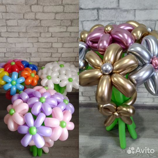 Цветы из воздушных шаров с доставкой