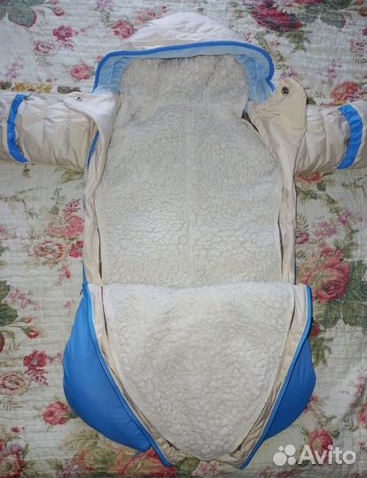 Комбинезон-трансформер от 0 до 1.5 лет+ шапка