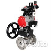 Кран шаровой DN.ru BV3232P(3pc) -FP-F-ISO-H Ду80 Ру25, трехсоставной полнопроходной фланцевый, нержа