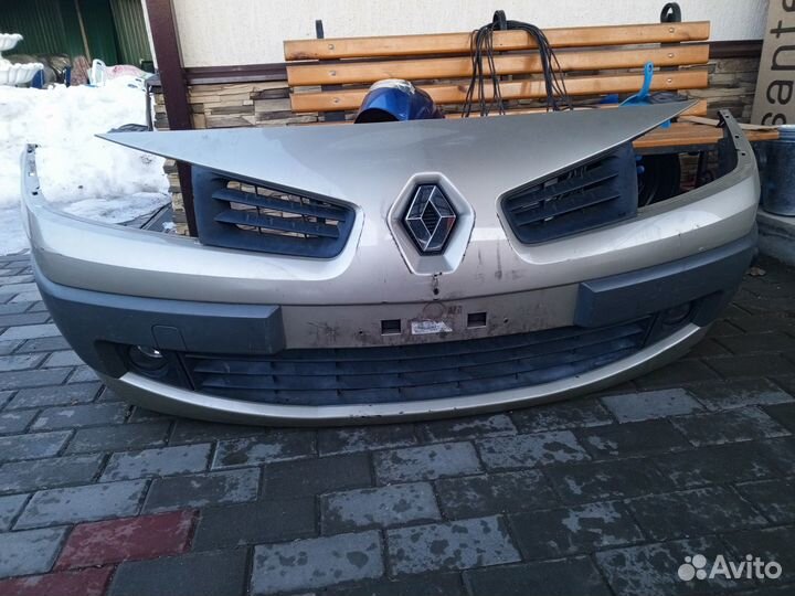 Бампер renault megane 2 рестаил