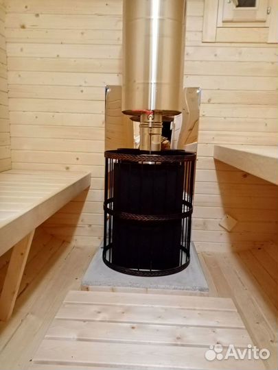 Баня бочка Квадро