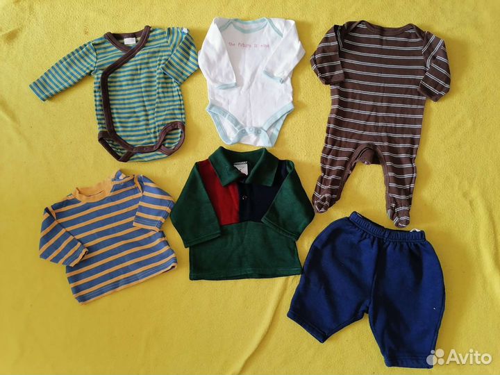 Пакет одежды для мальчика 0-3 мес