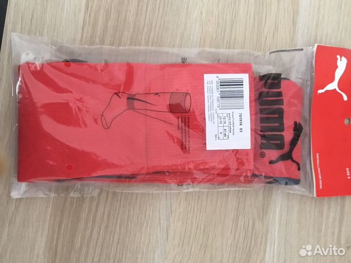 Носки футбольные фирменные, puma, Германия. 2 шт