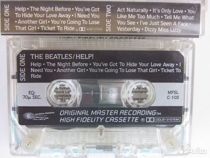 Beatles- Help High Fidelity Cassete mfsl Rare