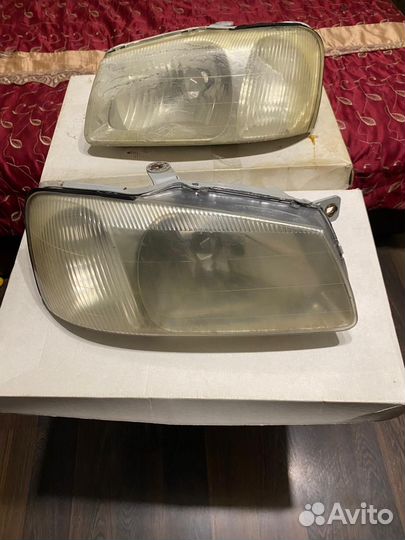 Фары на hyundai accent тагаз