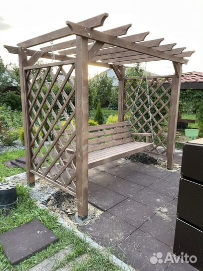 Качели пергола