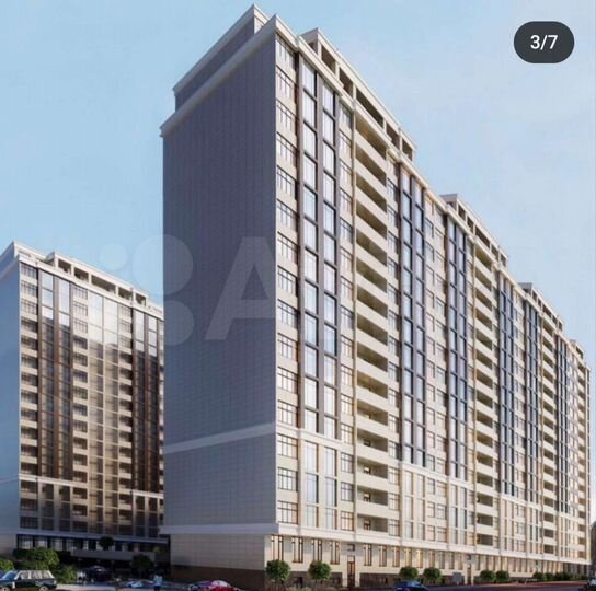 3-к. квартира, 87 м², 4/16 эт.