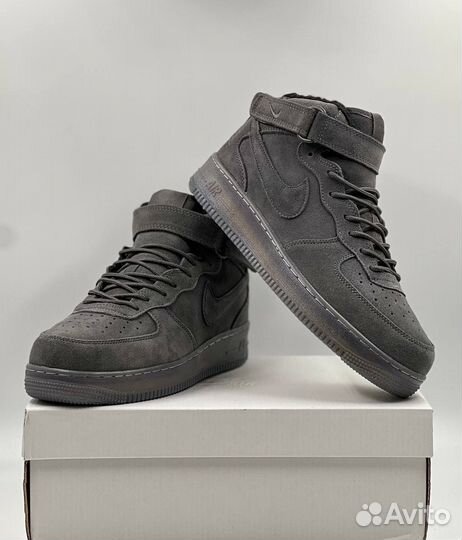 Кроссовки Nike Air Force 1 high зимние