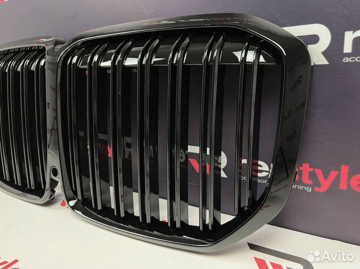 Решетка радиатора BMW X7 (G07) с19г Черная qKc13m