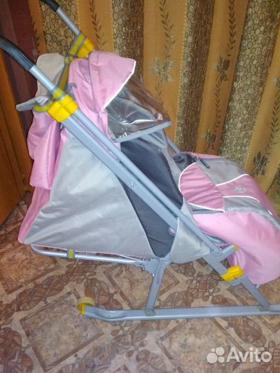 Санки-коляска