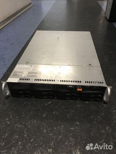 Сервер Supermicro(Xeon e5 2697v2*2, 128gb, 2tb*2)