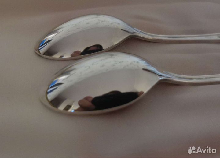 Набор посеребренных чайных ложек 6шт (новые)