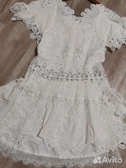 Платье кружево хлопок