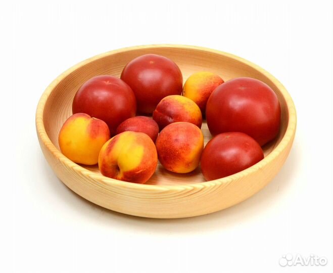 Тарелка деревянная круглая D24,5 Н4,5