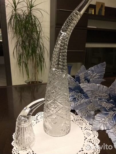 Рог бокал хрусталь