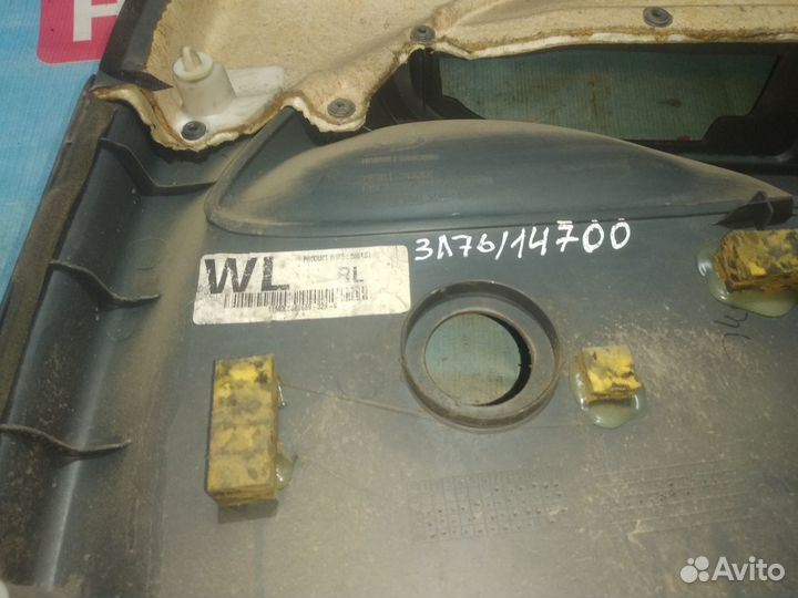 Карта двери задняя левая Ниссан Альмера Классик