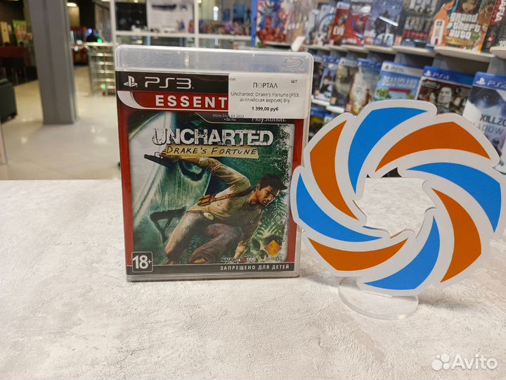 Uncharted: Drake's Fortune PS3, английская версия